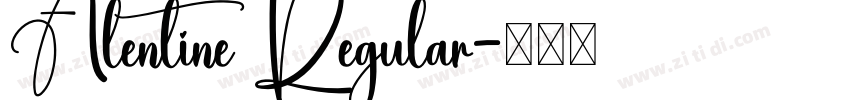 Alentine Regular字体转换